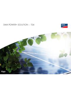 SMA POWER+ SOLUTION TS4 - SMA Solar …