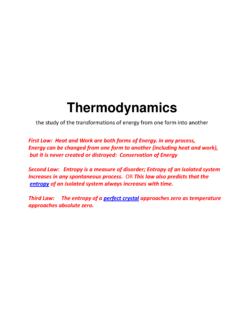 Thermodynamics - Texas A&amp;M University