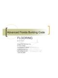 Florida Building Code-flooring