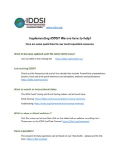 Implementing IDDSI? We are here to help!
