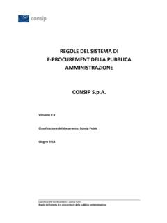 REGOLE DEL SISTEMA DI E-PROCUREMENT DELLA PUBBLICA ...