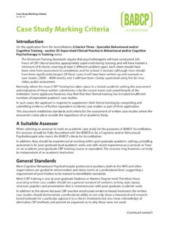 Case Study Marking Criteria V1-03-13 Case Study Marking ...