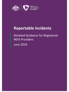 Detailed Guidance for Registered NDIS Providers June 2019