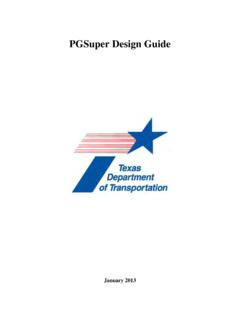 PGSuper Design Guide - ftp.dot.state.tx.us