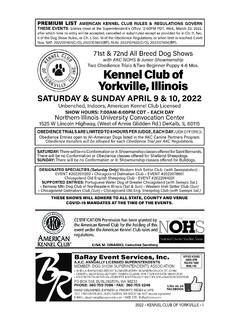Kennel Club of Yorkville, Illinois