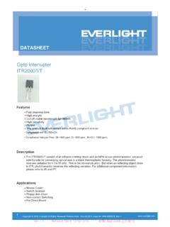 Opto Interrupter ITR20001/T - Everlight Electronics