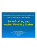 Bone Grafting Materials and Techniques Update