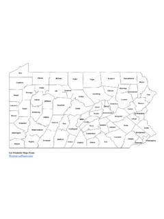 Printable Pennsylvania County Map Labeled - Waterproof …