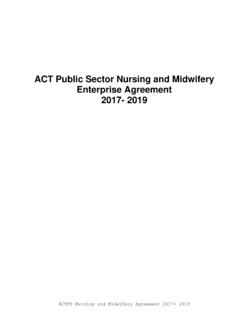 ACT Public Sector Nursing and Midwifery Enterprise ...