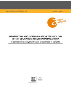 INFORMATION AND COMMUNICATION TECHNOLOGY (ICT) …