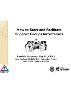 How to Start and Facilitate Support Groups for Veterans