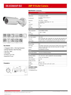 DS-2CD8253F-EIZ 2MP IR Bullet Camera - Hikvision …