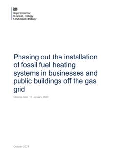 Phasing out the installation of fossil fuel heating ...