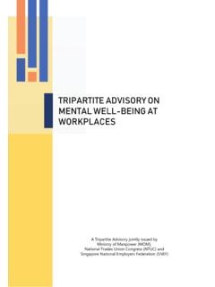 TRIPARTITE ADVISORY ON MENTAL WELL-BEING AT …