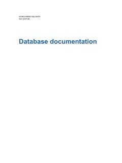 Database documentation