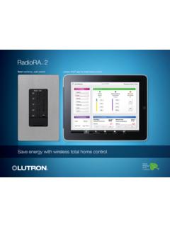 RadioRA 2 - Lutron Electronics