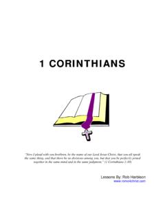 1 Corinthians - Bible Study Guide