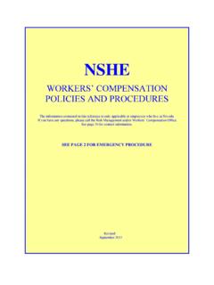 NSHE WC POLICY-amended 6-2011