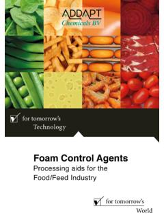 Foam Control Agents - ADDAPT Chemicals BV