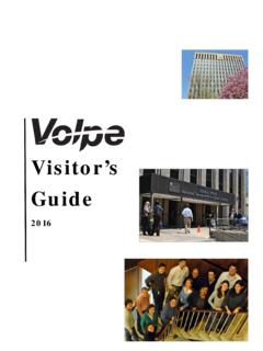 Visitor’s Guide - Volpe National Transportation …