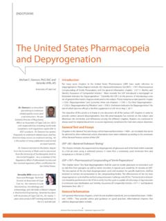 The United States Pharmacopeia and Depyrogenation
