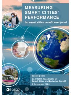 MEASURING SMART CITIES’ PERFORMANCE - OECD