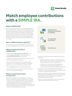 Match employee contributions with a SIMPLE IRA.