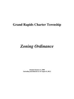 Zoning Ordinance - Welcome to Grand Rapids Township