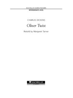 CHARLES DICKENS Oliver Twist - Macmillan Education eBooks