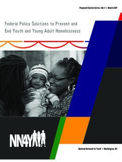Federal Policy Solutions to Prevent and End Youth and ...