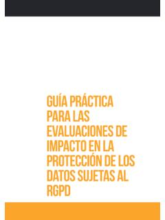Gu&#237;a pr&#225;ctica para LAS Evaluaciones de - aepd.es