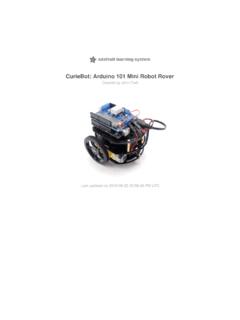 CurieBot: Arduino 101 Mini Robot Rover