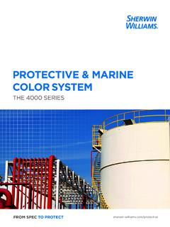 Protective &amp; Marine Color System - Sherwin-Williams