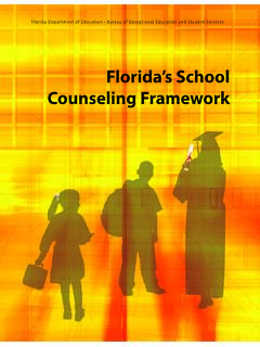 Florida’s School Counseling Framework