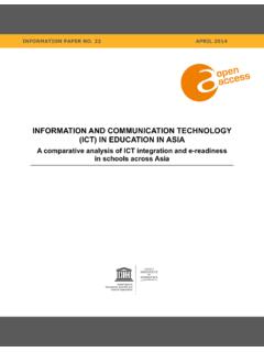 INFORMATION AND COMMUNICATION TECHNOLOGY …