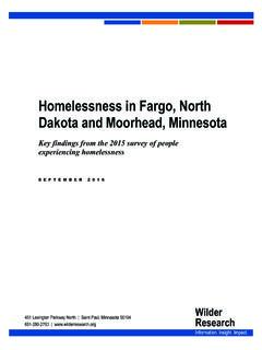 Homelessness in Fargo, North Dakota and Moorhead, …