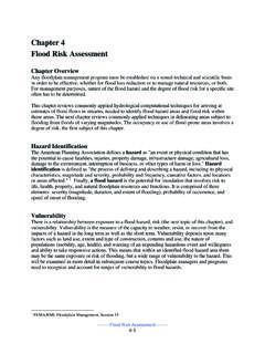 Chapter 4 Flood Risk Assessment - FEMA