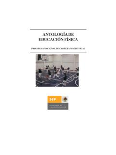 ANTOLOG&#205;A DE EDUCACI&#211;N F&#205;SICA - Gob