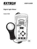 USER GUIDE Digital Light Meter - Extech Instruments