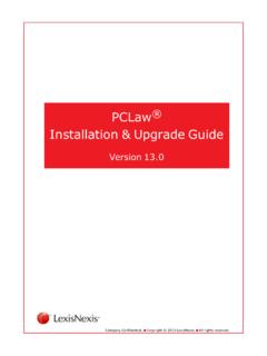 PCLaw 13.0 Installation and Upgrade Guide - …
