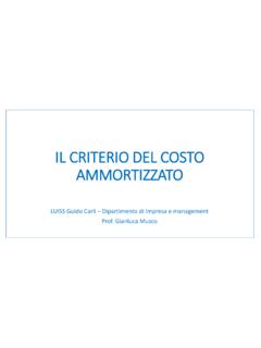 IL CRITERIO DEL COSTO AMMORTIZZATO - odcec.roma.it