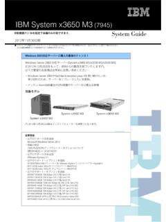 IBM System x3650 M3 (7945) System Guide - …