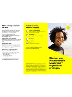 Getting to Know Your Platinum Debit Mastercard - CommBank