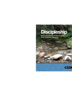Discipleship: Stepping-Stones to Developing Your Church's ...