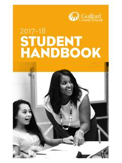 2017-18 STUDENT HANDBOOK - gcsnc.com