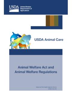USDA Animal Care