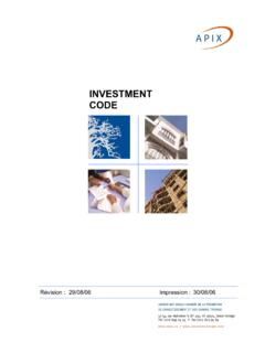 INVESTMENT CODE - Invest in Senegal