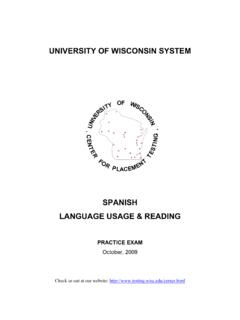 SPANISH LANGUAGE USAGE &amp; READING