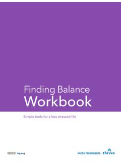Finding Balance Workbook - KP