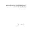 Universal Serial Bus Type-C (USB Type-C)